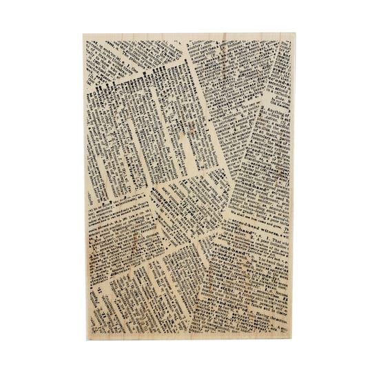 Background Articles Wood Stamp by Recollections™